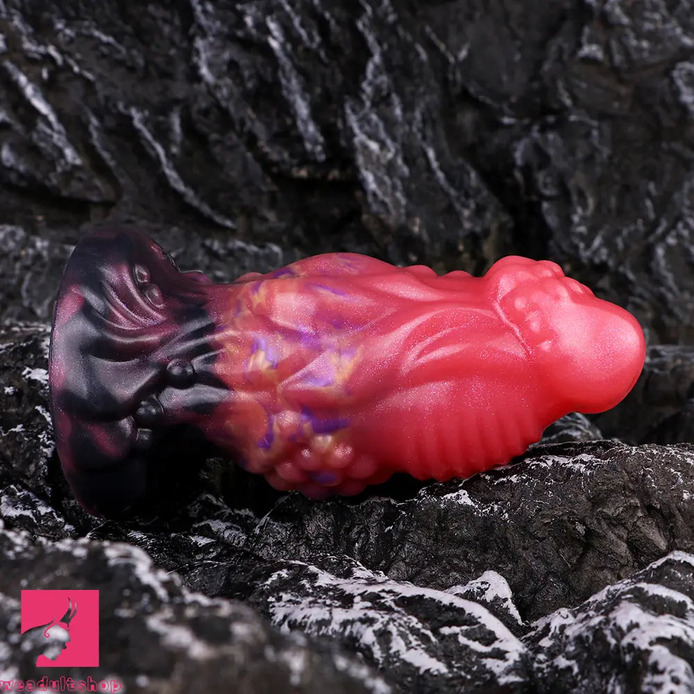 5.51in Fantasy Monster Thick Odd Dildo Silicone Soft Sex Toy For Clit