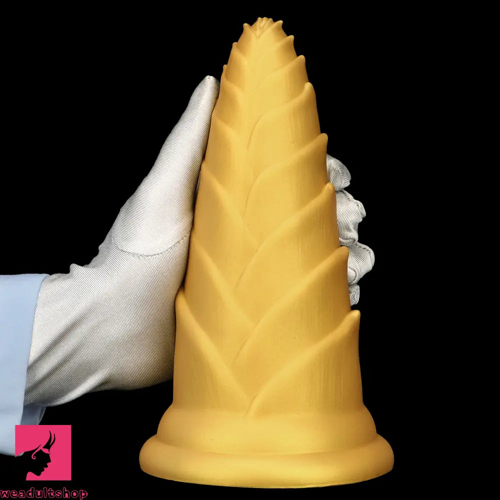 5.7in 7.08in 8.46in Bamboo Shoots Penis Anal Plug For Fisting Dildo Cock Toy