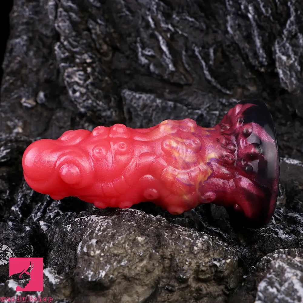 5.91in Fantasy Silicone Soft Monster Cock Dildo With Suction Cup Penis
