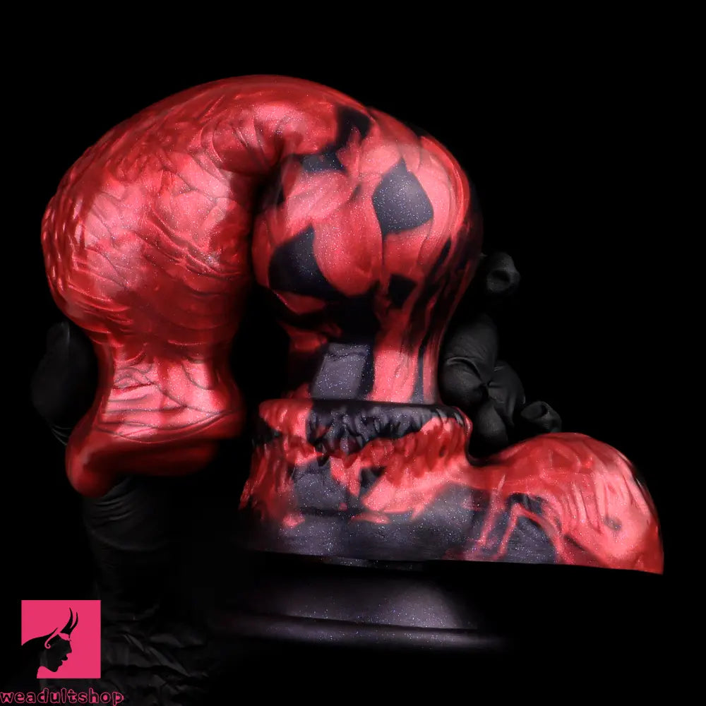 9.25in Knotted Dog Silicone Monster Creature Dildo Couple Foreplay Cock