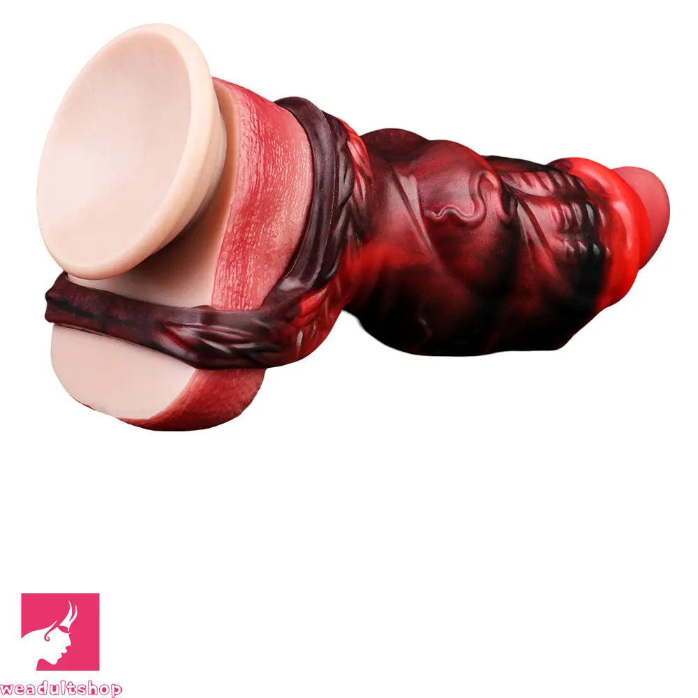 4.8in 5.59in 6.69in Dog Knot Animal Soft Dildo Sleeve Cock Extender Sex Toy