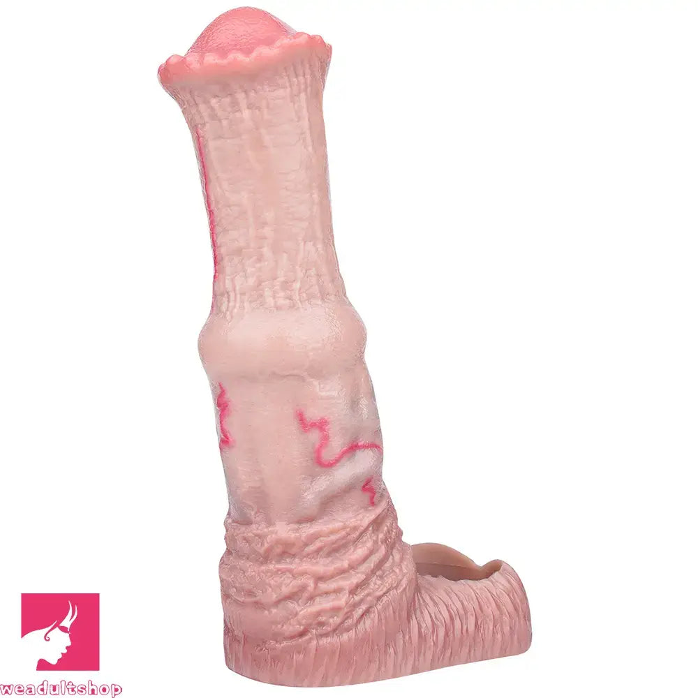 6.1in 7.71in Horse Penis Dildo Sleeve Realistic Skin Stem Pulse Cock Sleeve