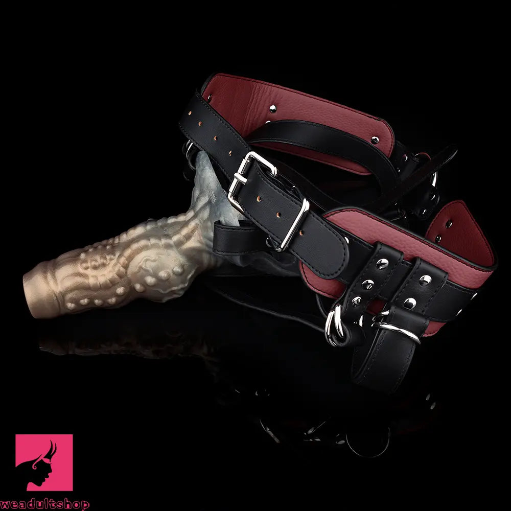 6.69in Tentacle Silicone Monster Hollow Strap on Dildo Sleeve For Cock