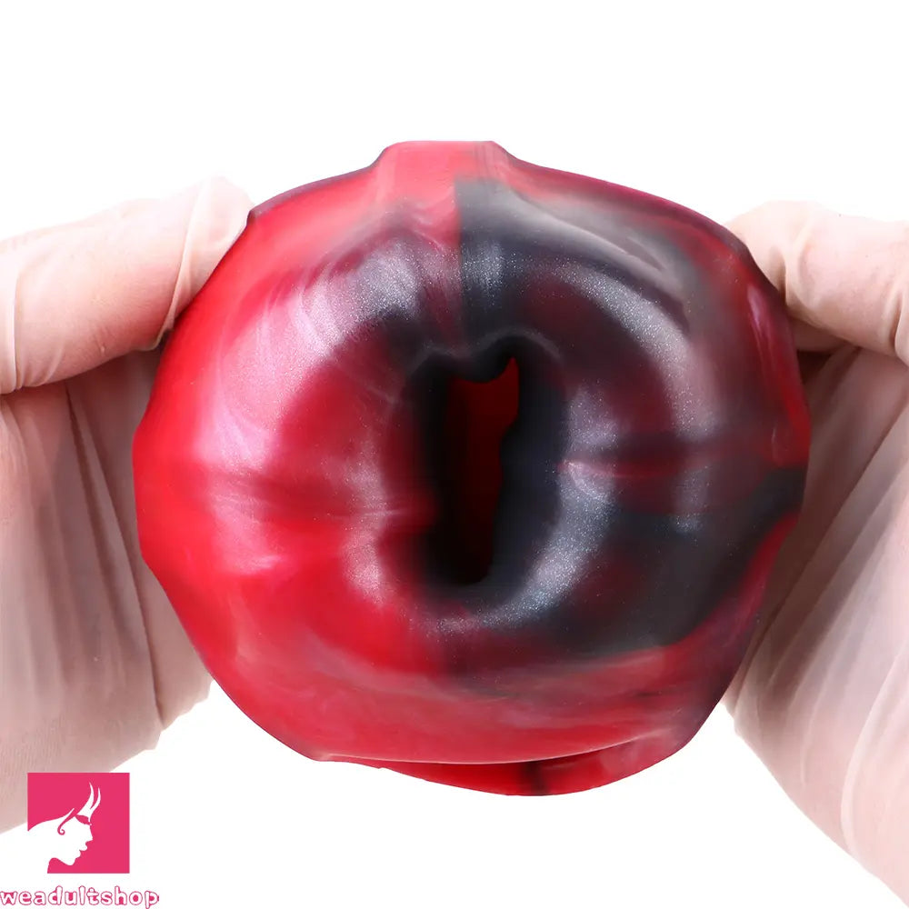 6.14in Hollow Dildo Built-in keel Vibration Remote Control Tentacle Penis Sleeve