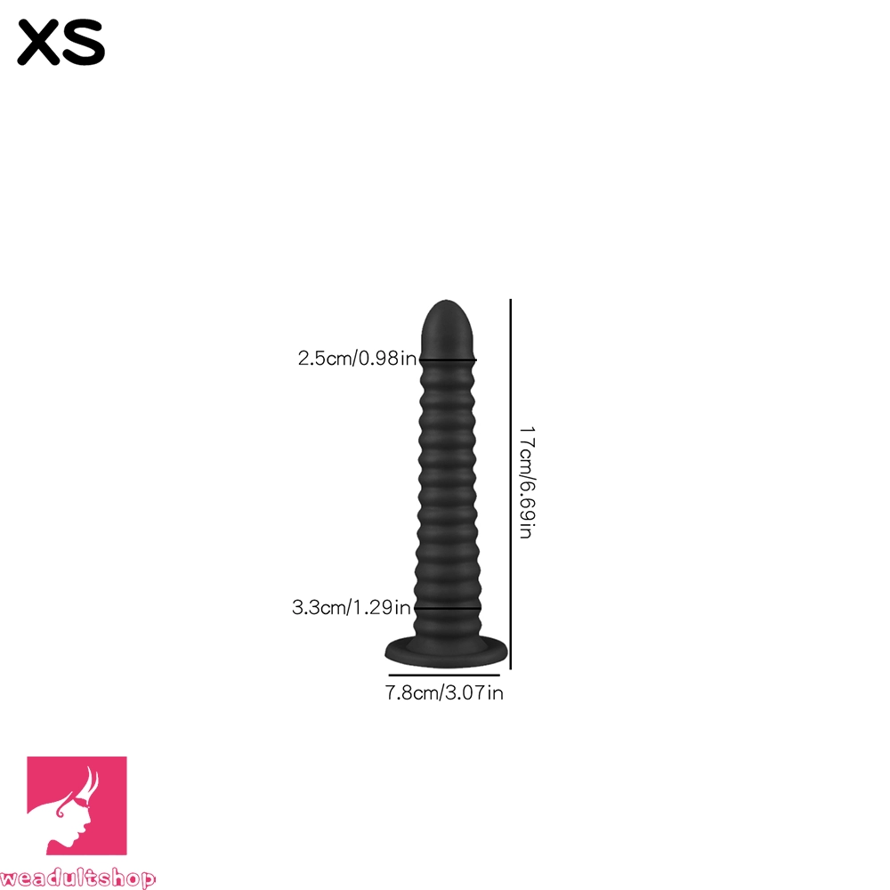 6.69in 9.05in 11in 13.1in Big Silicone Luminous Butt Plug Dildo For Prostate