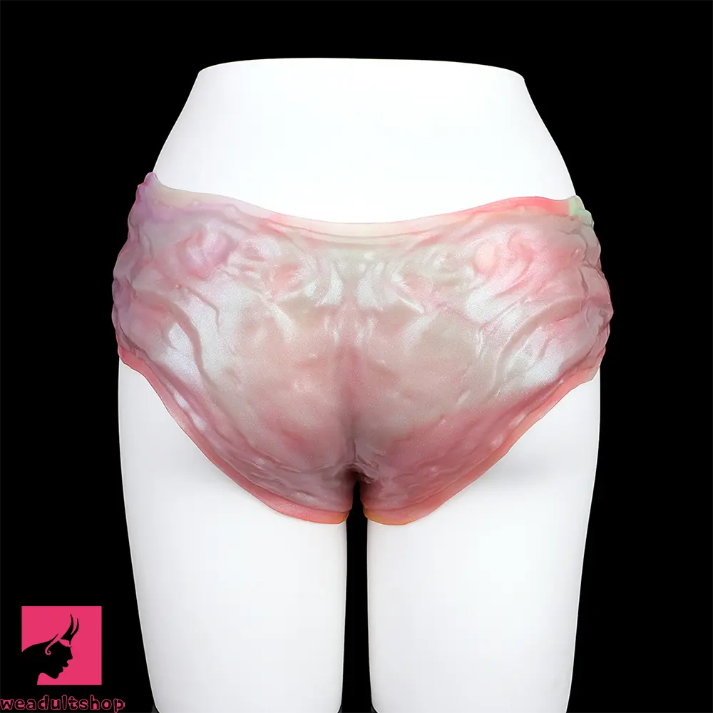 9.37in Spiked Odd Monster Strap on Dildo Silicone Soft Hollow Cock Dildo