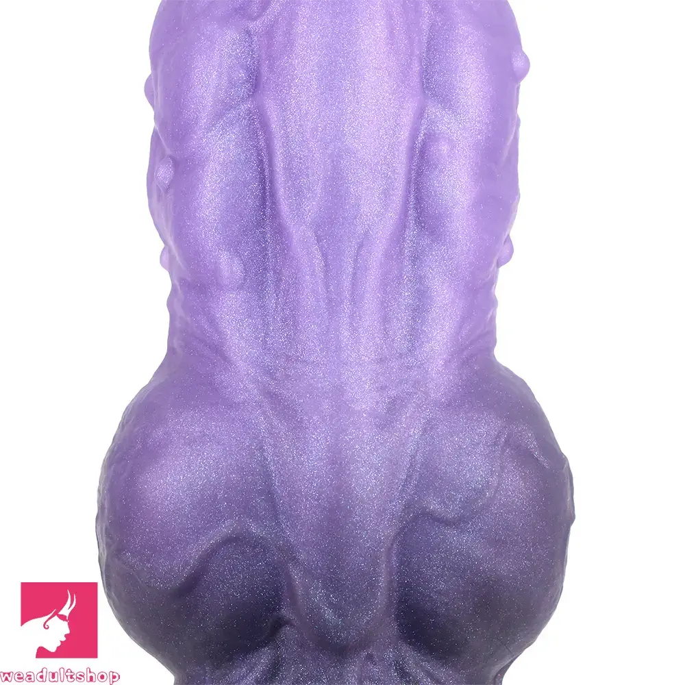 9.76in Monster Silicone Knot Ultra Soft Dildo For Couple G Spot Stimulator