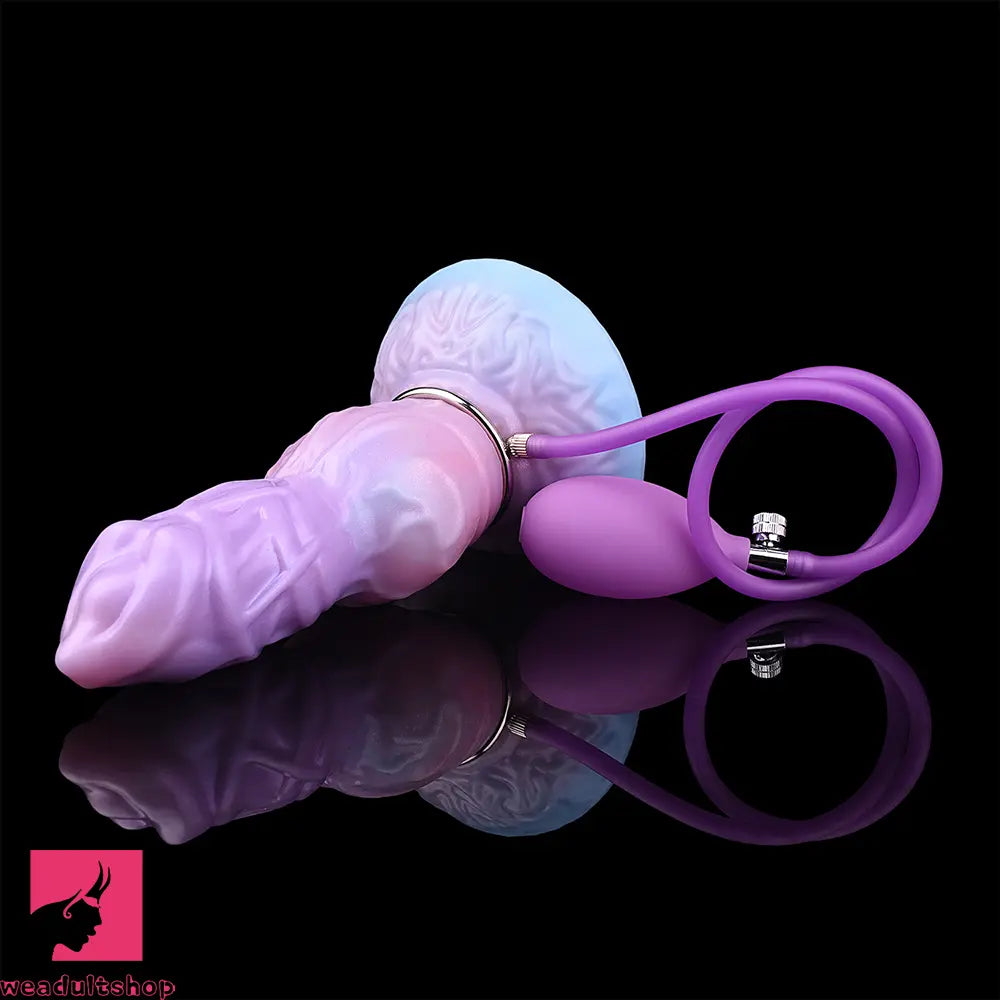 9.84in Squeeze Inflatable Alien Cock Animal Dog Dildo For Intimacy Game
