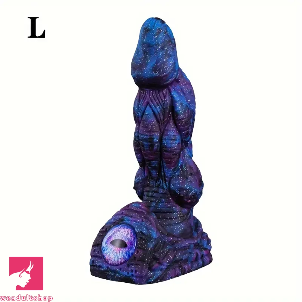 8.58in 9.2in 11in Silicone Fantasy Creature Big Dildo With Real Double Eyes