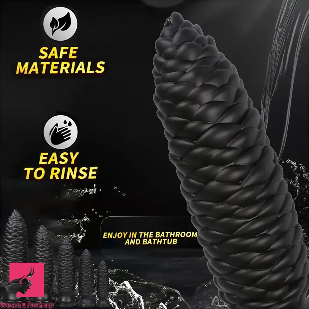 6.1in 7.67in 9.05in 10.43in 11.8in Big Anal Plug Scaly Thick Dildo Sex Toy
