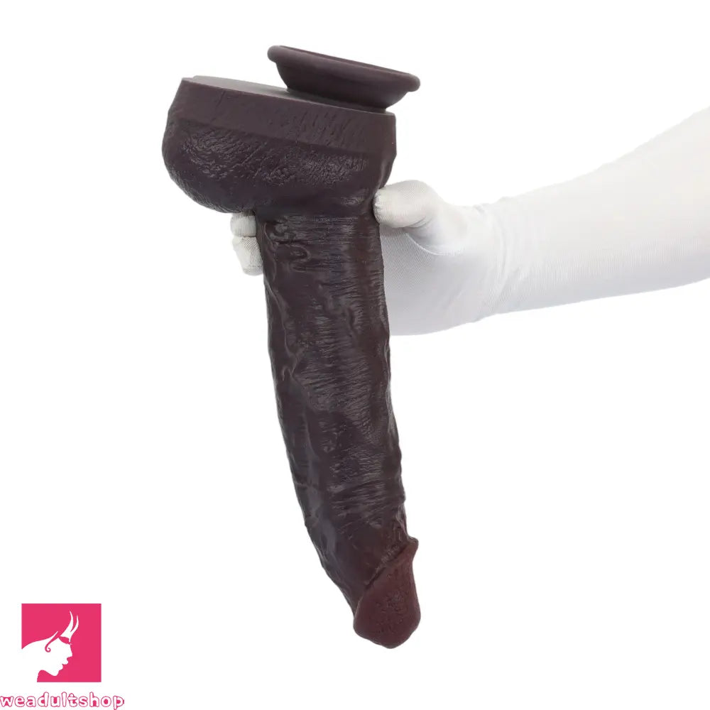 11.41in Real Feeling Dual Density Silicone Big Dildo Anal Adults Sex Toy