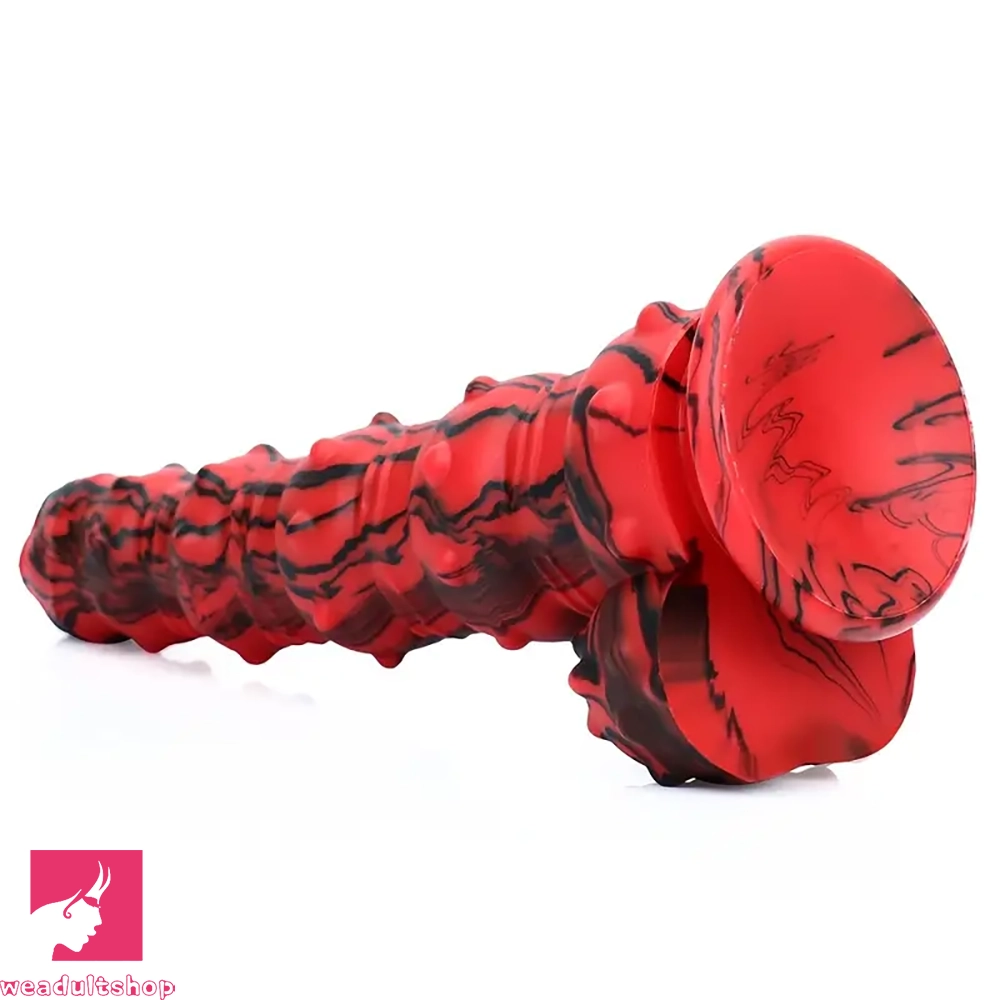 8.97in Monster Spiked Silicone Soft Big Dildo For G-Spot Orgasm Sex