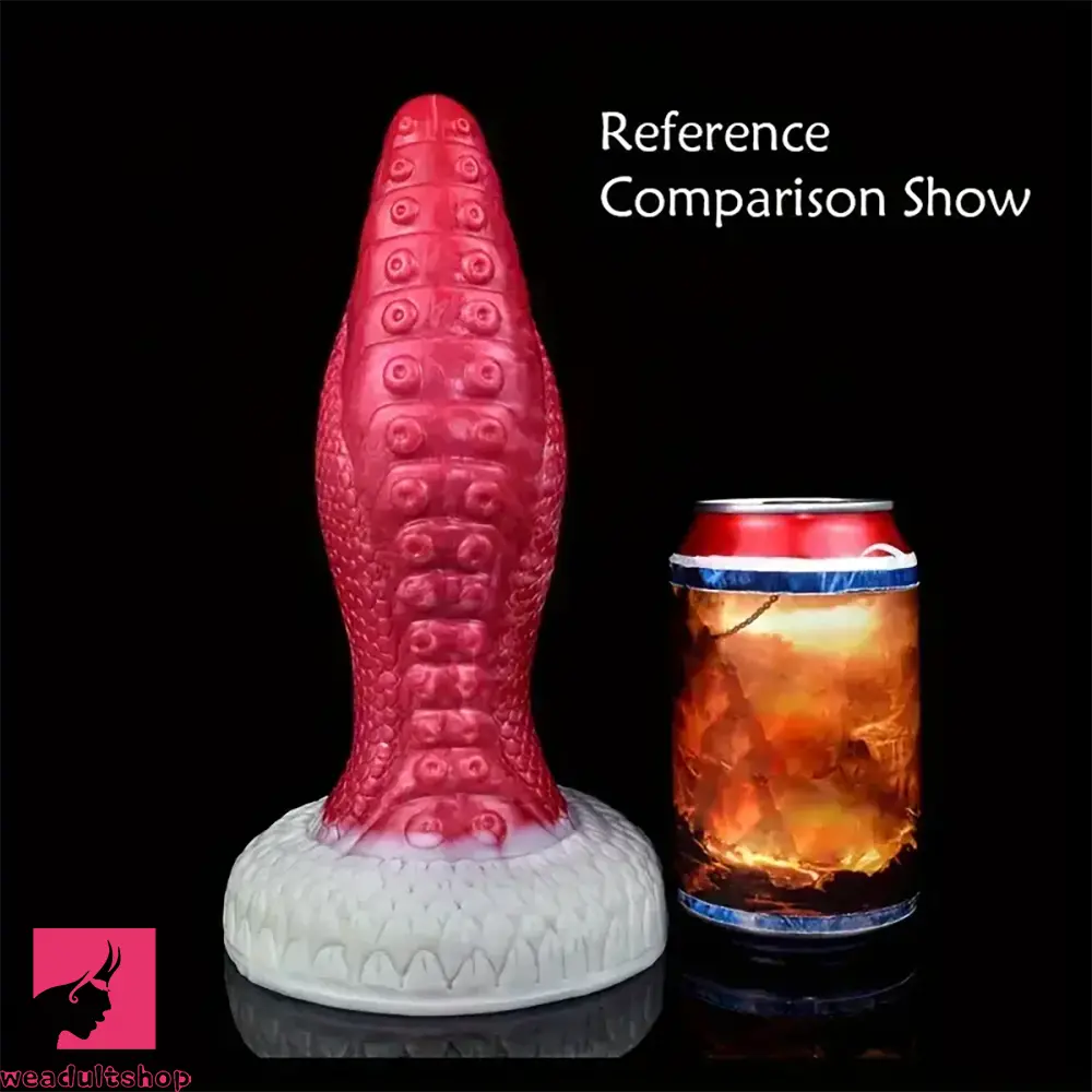 8.98in Dragon Octopus Tentacle Liquid Silicone Soft Big Wide Dildo Weadultshop