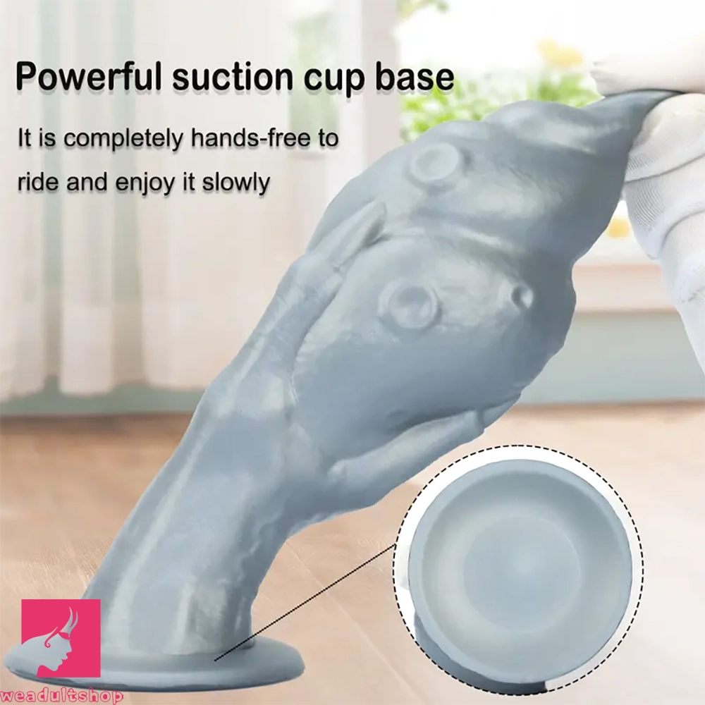 7.44in Silicone Winged Hand Fantasy Soft Prostate Odd Cock Dildo