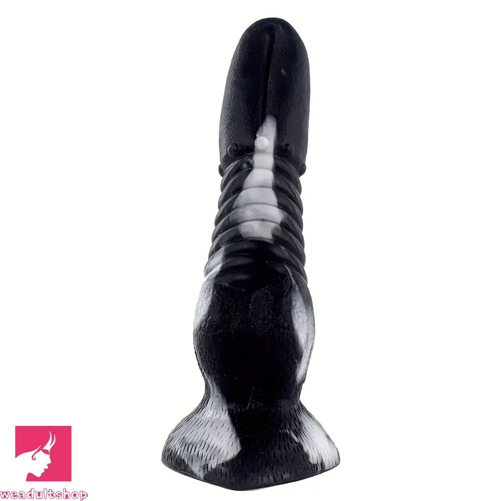 8.85in Realistic Tongue Knot Silicone Fantasy Odd Big Dildo Adult Toy