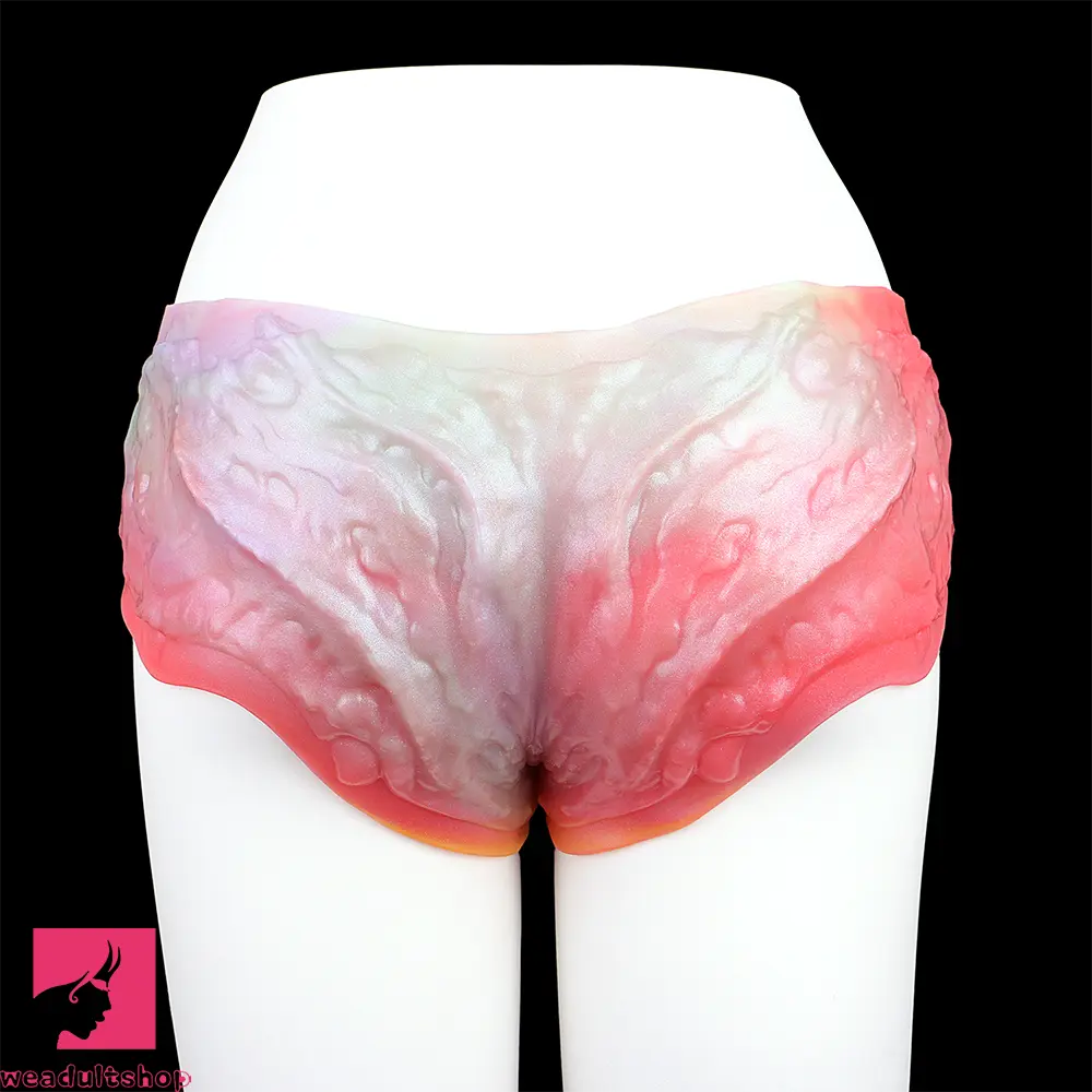 9.17in Monster Fantasy Silicone Soft Strap on Hollow Dildo Panty Cock