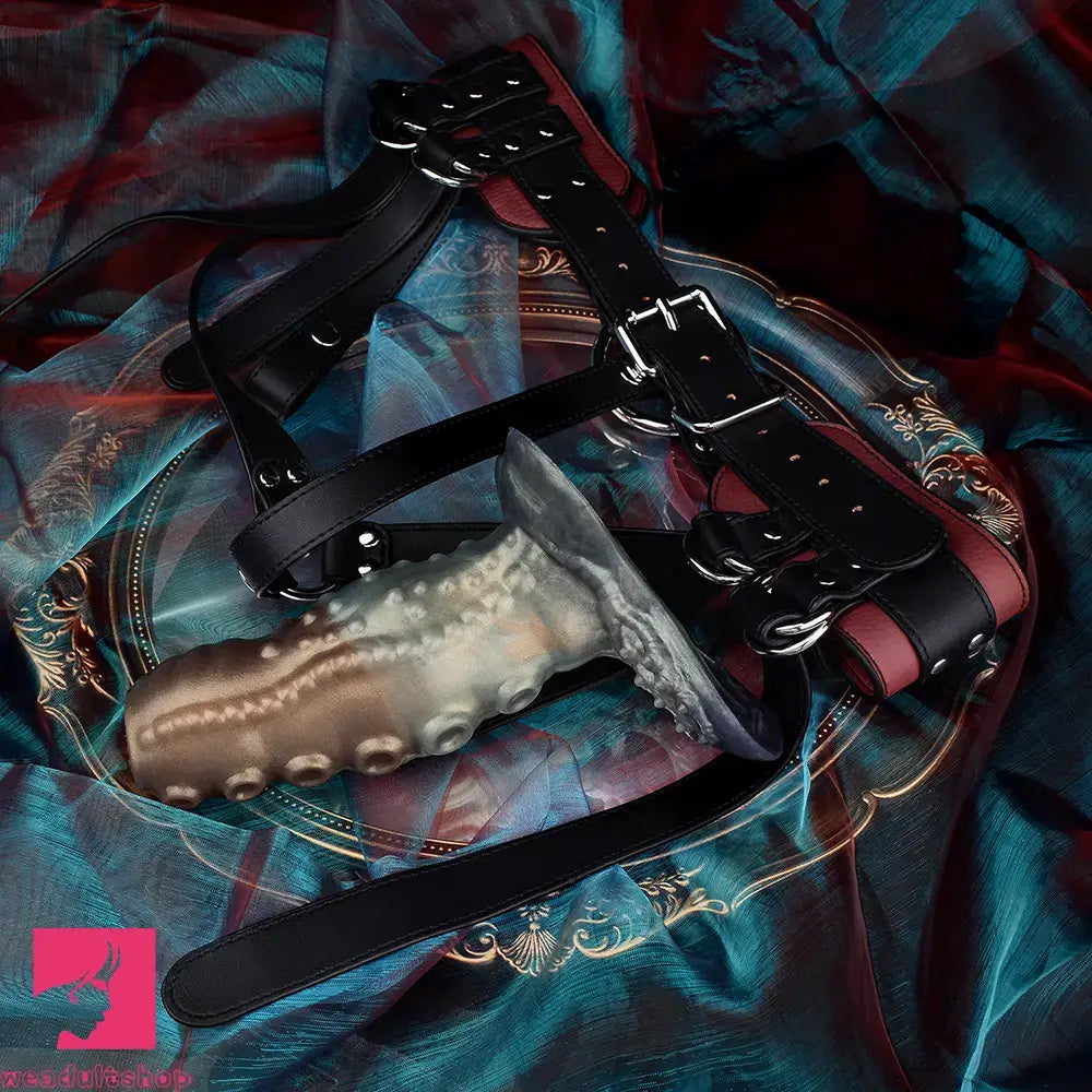 4.02in 4.76in 6.06in 6.69in Tentacle Strap on Hollow Penis Sleeve Dildo