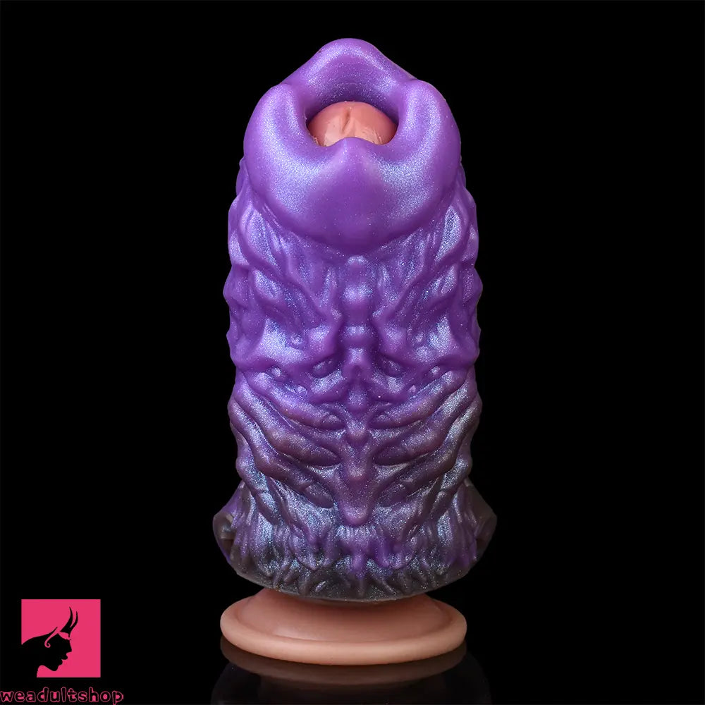 5.78in Dragon Beast Creature Fantasy Hollow Silicone Soft Dildo Sleeve