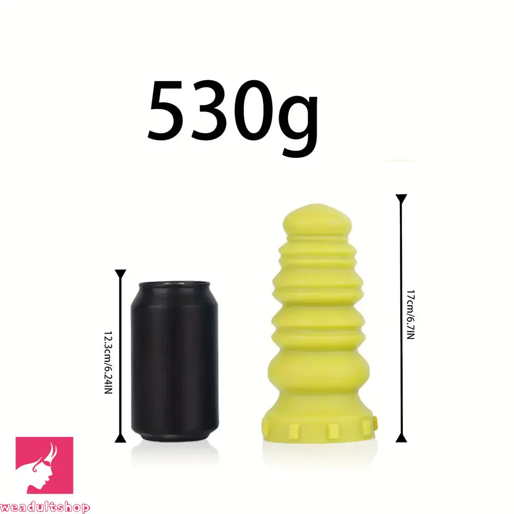 6.69in 7.87in 8.46in 9.25in 10.24in Soft Silicone Odd Big Macaron Thick Dildo