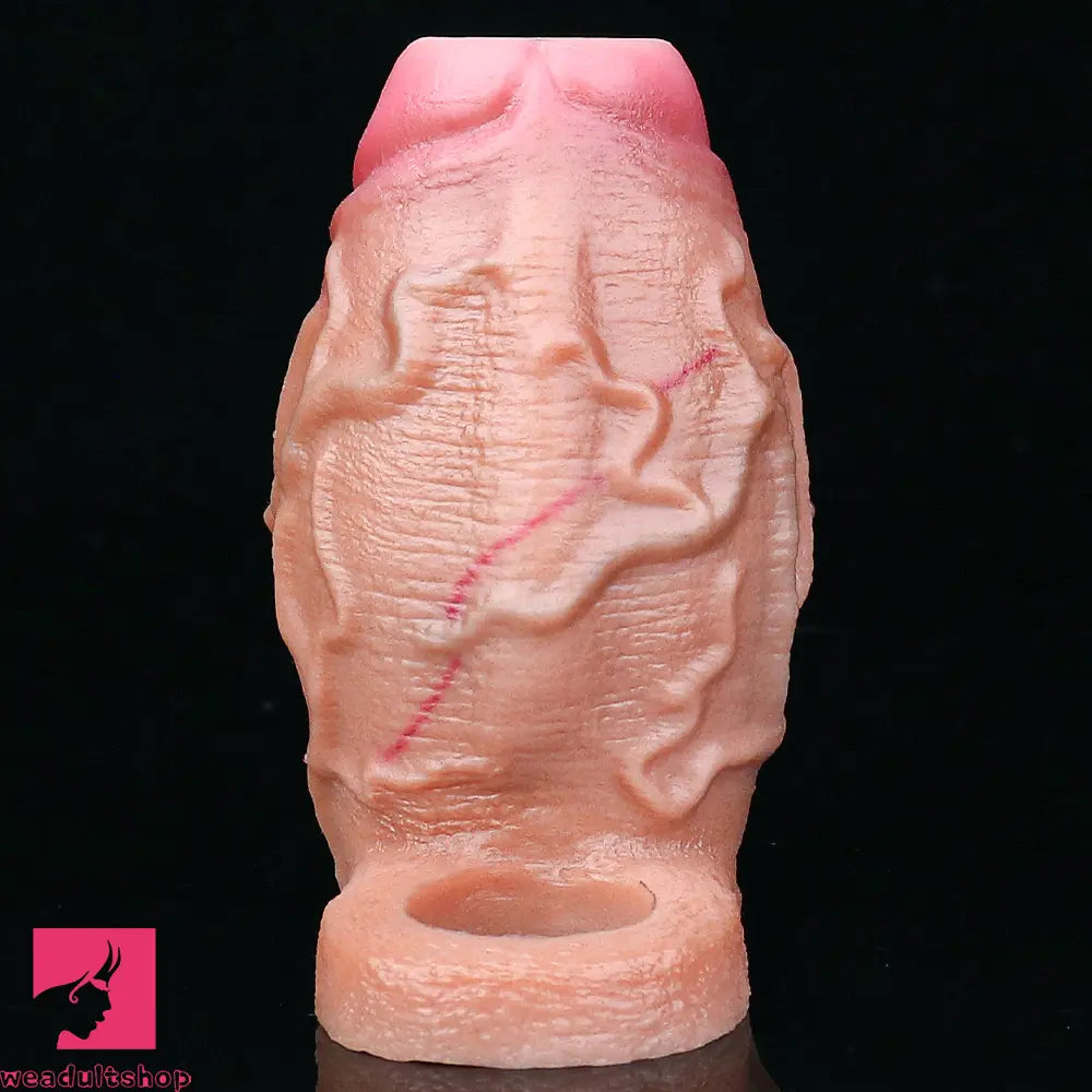 3.93in Realistic Penis Cock Dildo Small Sleeve Extender For Big Penis Toy