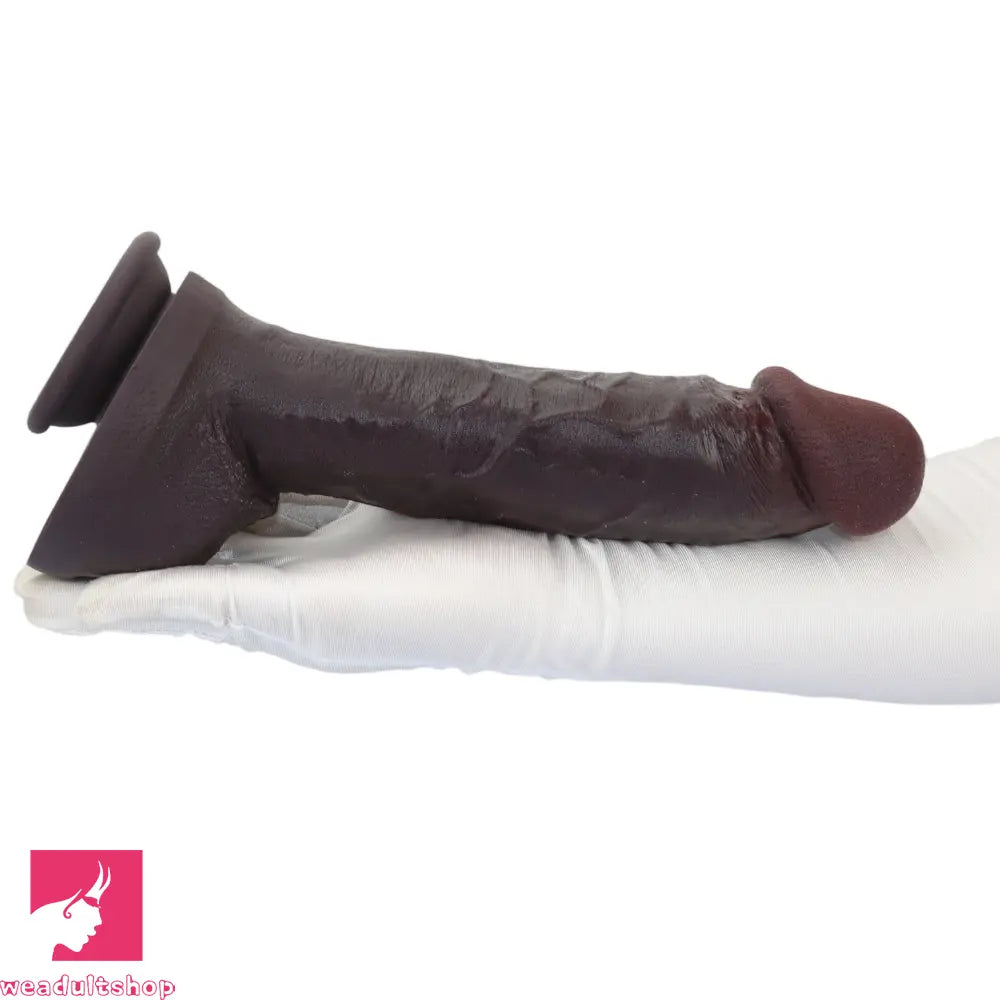 11.03in Super Real Dual Layer Silicone Big Dildo For Adult Male Penis Adult Toy