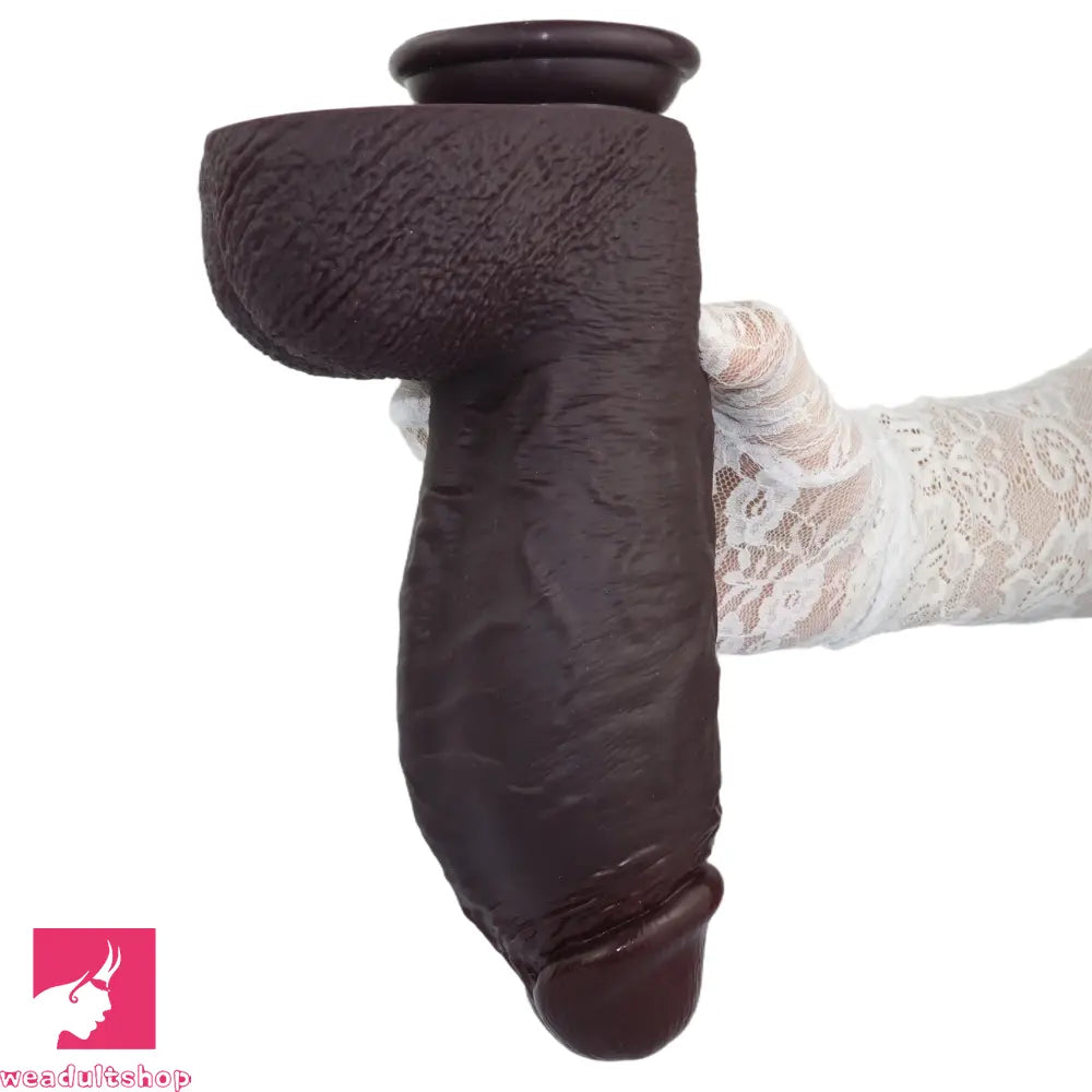 9.64in Real Skin Thick Big Dildo G-Spot Stimulator Anal Dilator Adult Erotic Toy