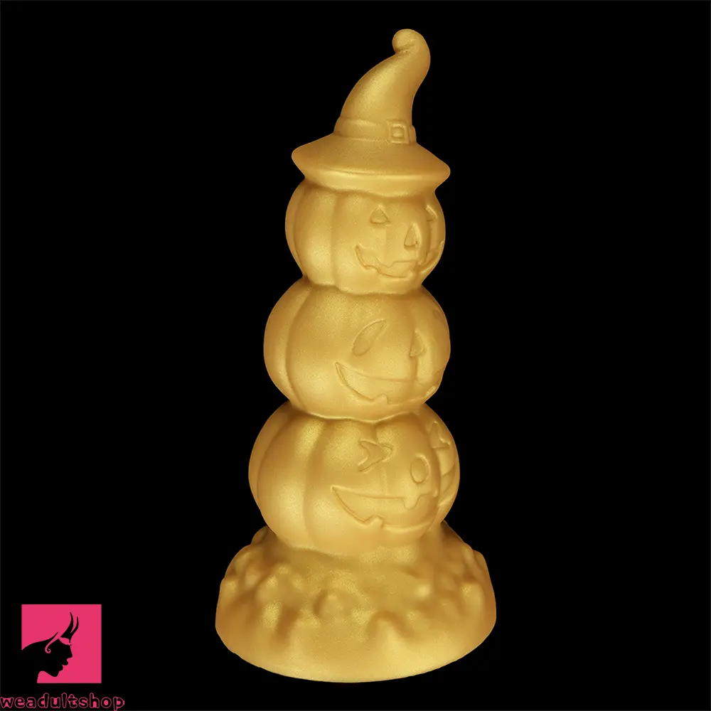 5.9in 6.69in 7.48in 8.26in 9.05in 9.84in Halloween Pumpkin Butt Plug Dildo