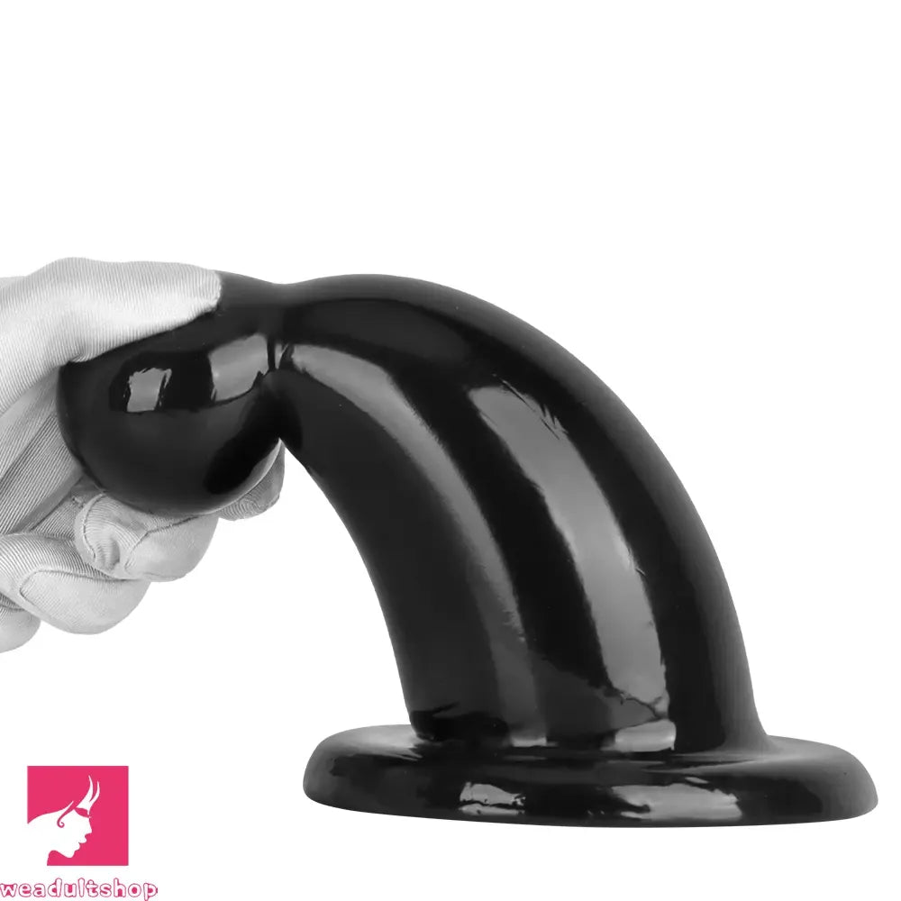 5.7in 7.87in Black PVC Thick Butt Plug Dildo For Women Sexual Adult Cock