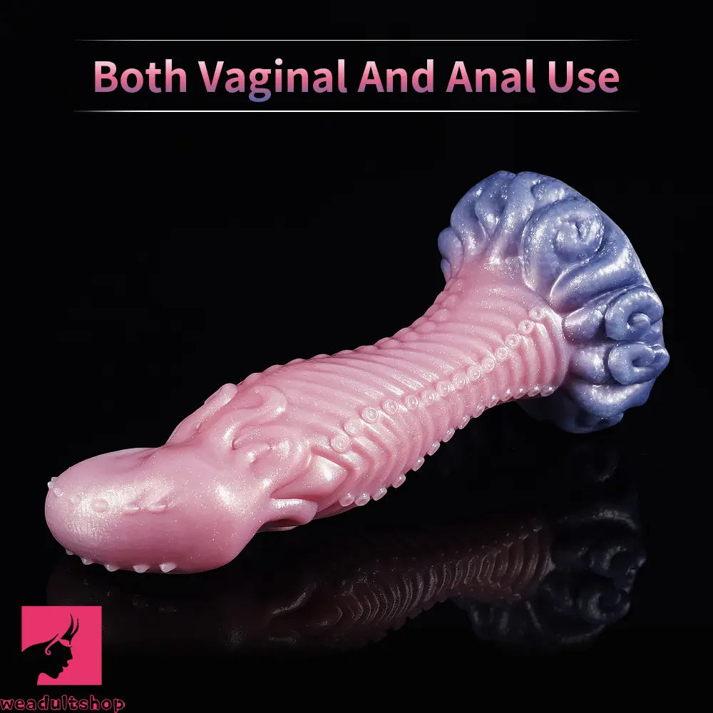 Fantasy Monster Dog Knot Female Soft Silicone Anal Plug Dildo For Prostate