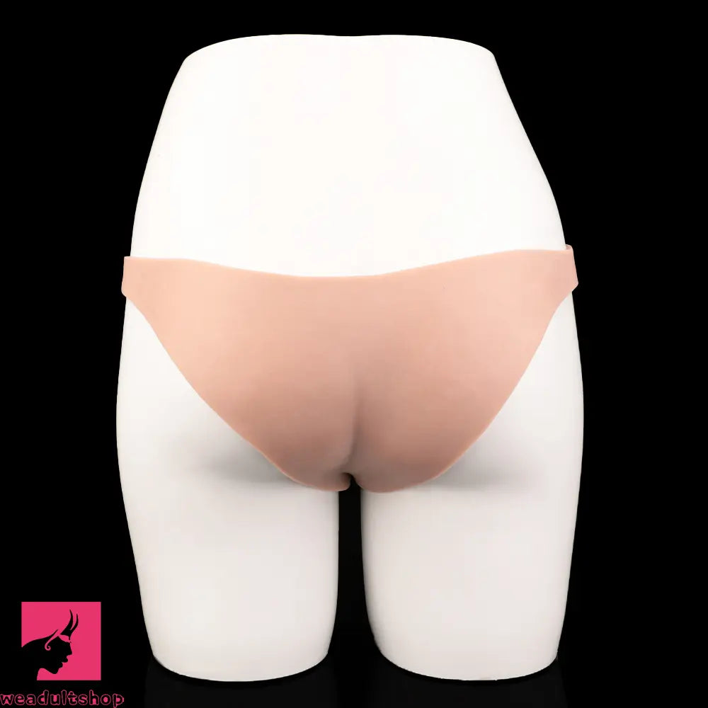 7.17in Hollow Penis Dildo Sleeve Silicone Soft Pants Female Masturbator