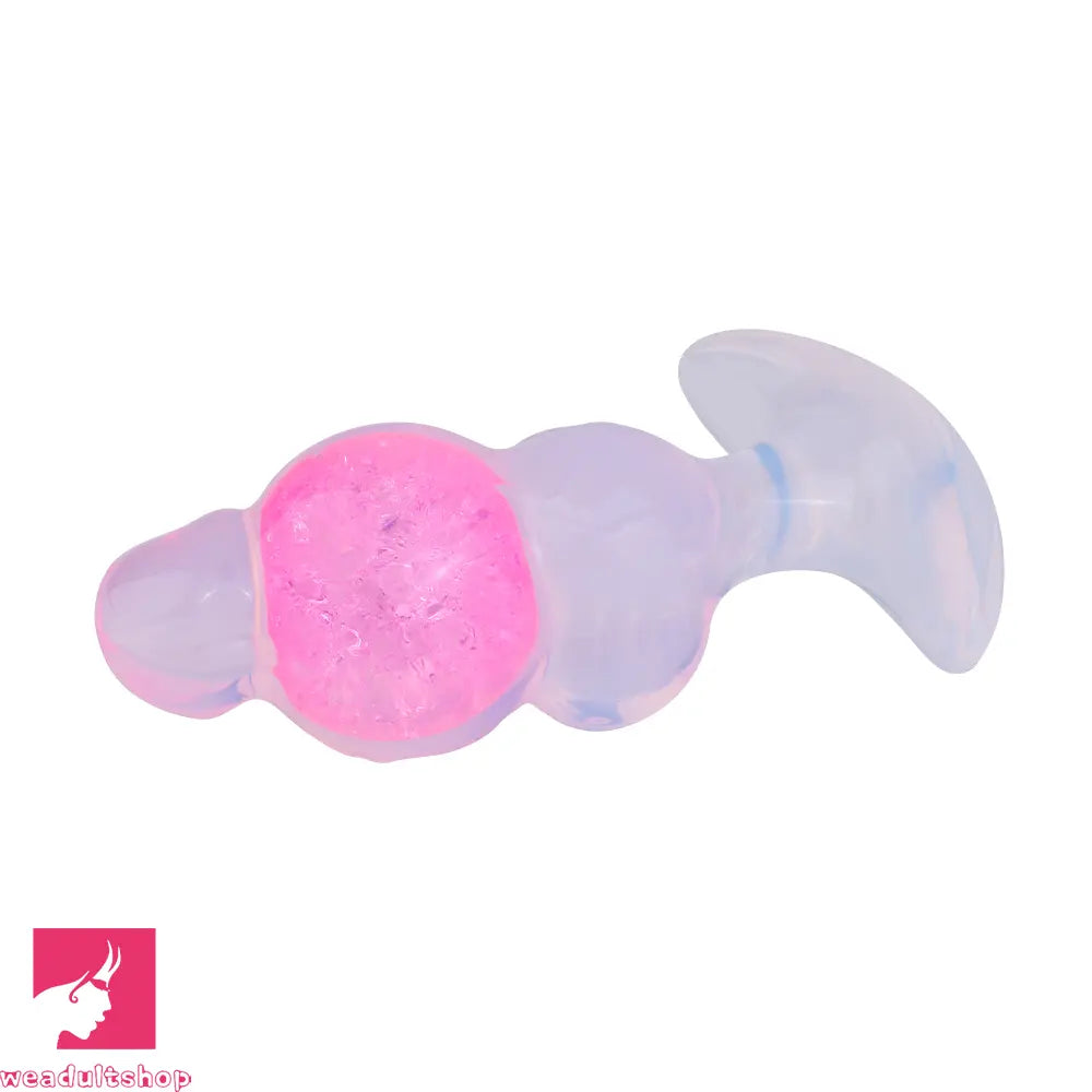 4.92in Silicone Anal Plug Dildo Realistic Design Masturbation Aid Toy