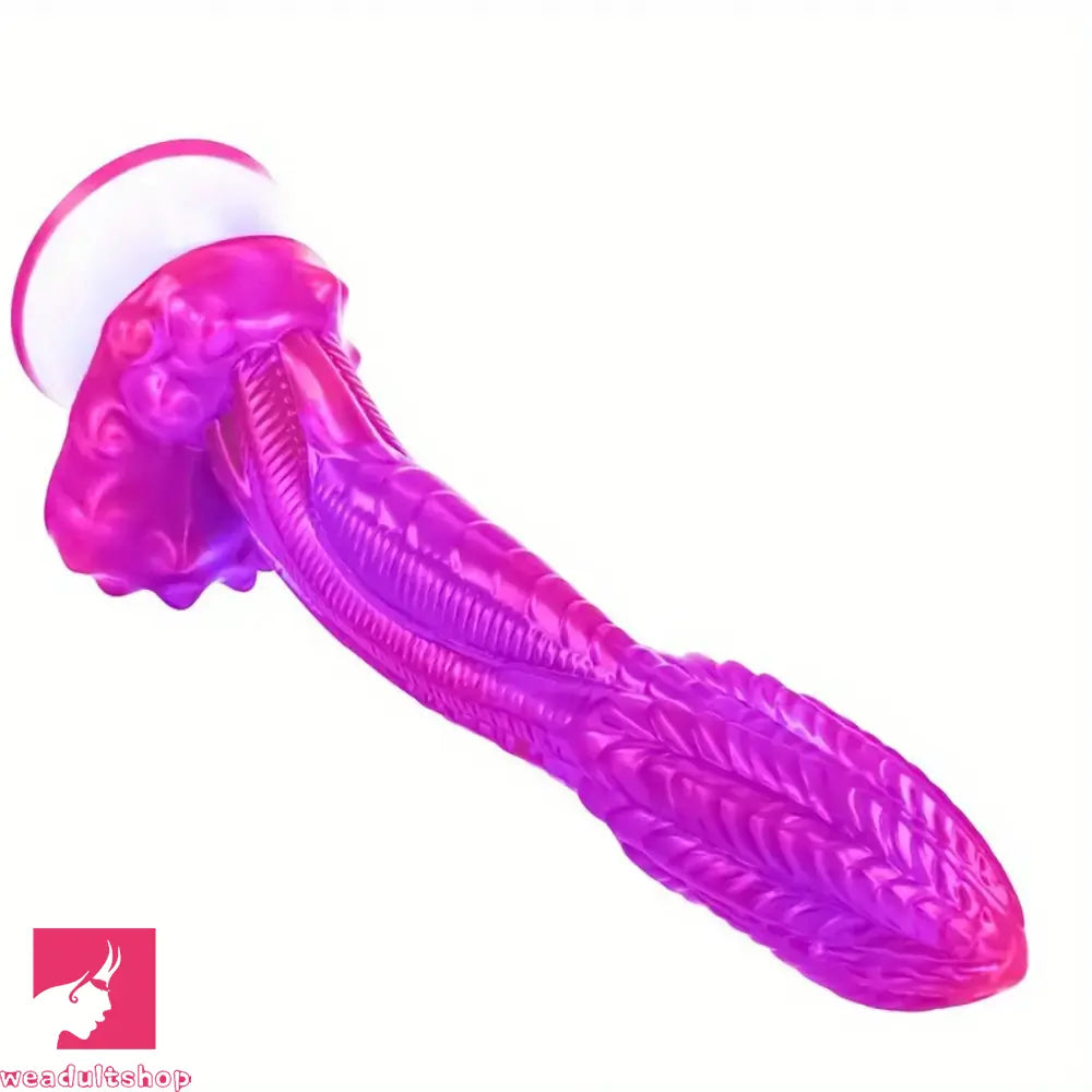 10.2in 12.4in Giant Pointed Penis Beast Animal Fantasy PVC Scales Dildo