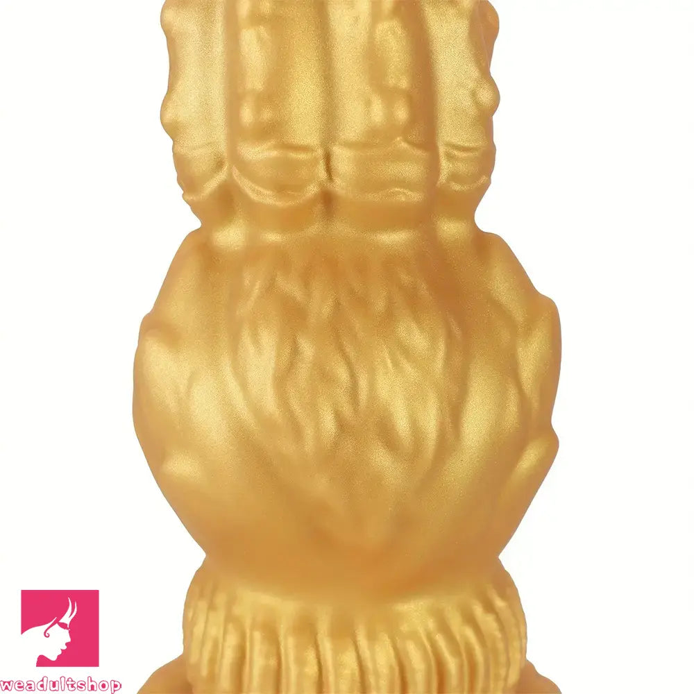 7.87in 9.05in 10.23in 11.41in Golden Gourd Sharp Pointed Large Fat Dildo