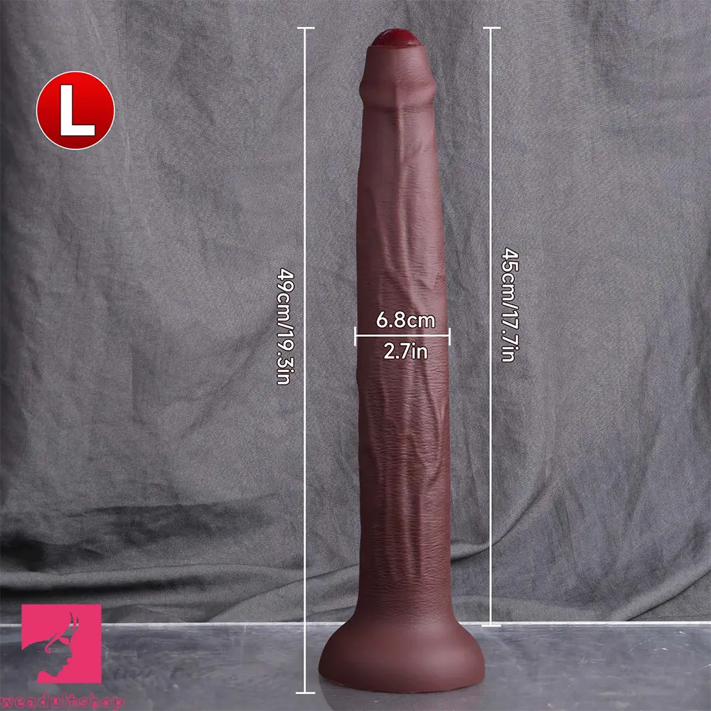 11.8in 15.3in 19.3in Super Long Huge Uncut Silicone Dildo Anal Cock Love Toy Weadultshop