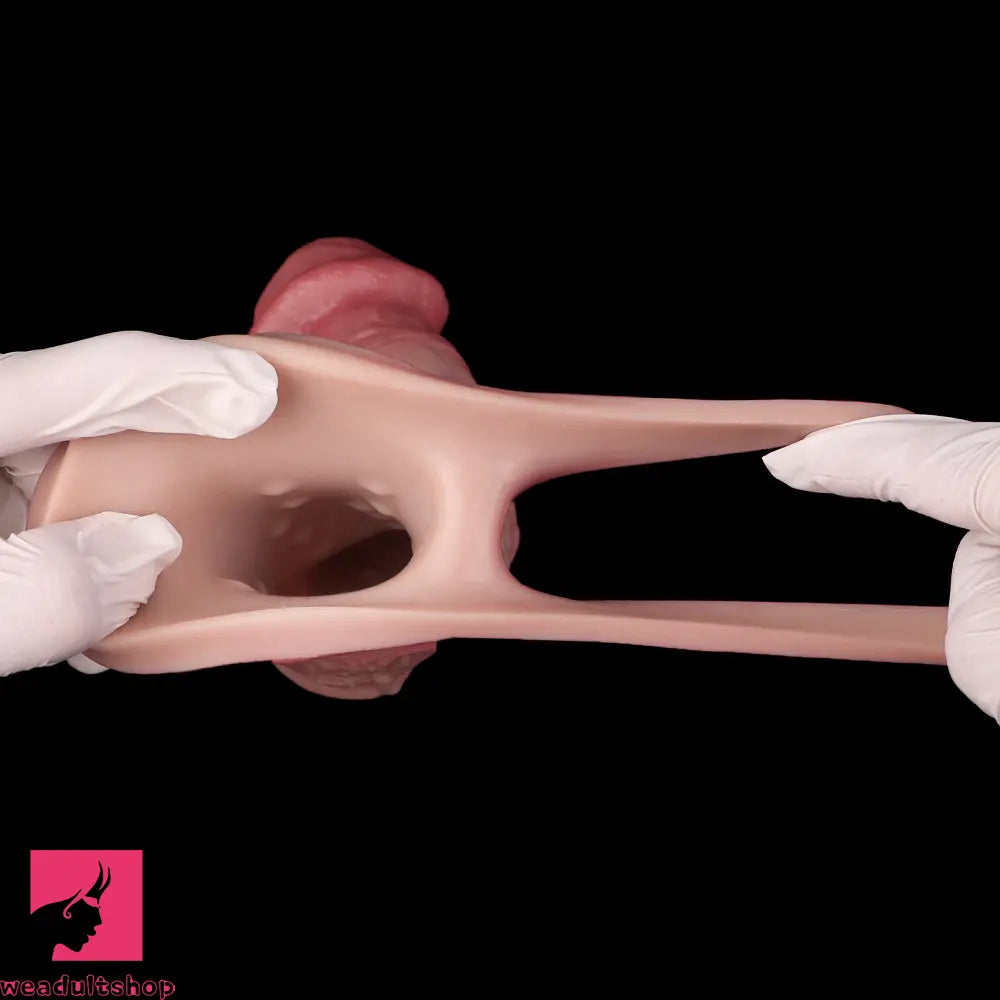 9.13in Realistic Penis Cock Dildo Big Sleeve Extender Vibrating Remote Tool