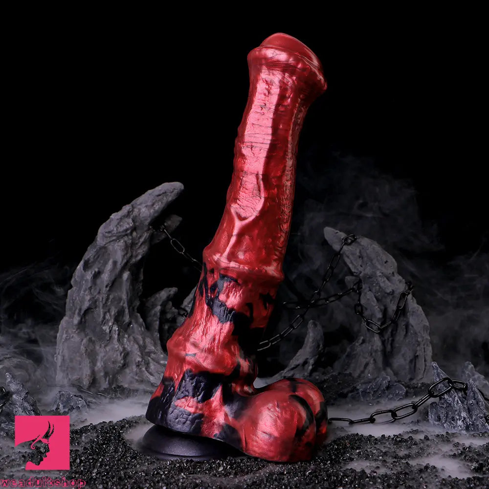 11.02in Liquid Silicone Horse Cock Big Dildo Large Toy Couple Foreplay