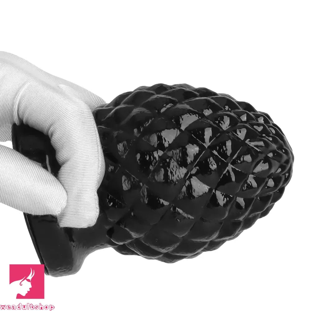 2.95in 4.52in Newbie Black PVC Cock Suction Cup Mini Anal Plug Dildo