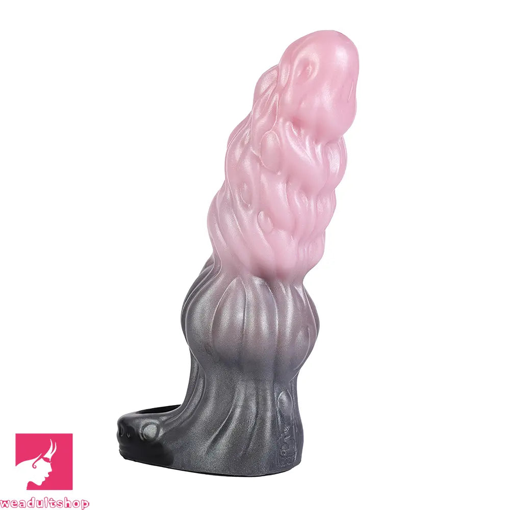 7.87in Hollow Fantasy Silicone Penis Sleeve Dildo For Physical Delay Control
