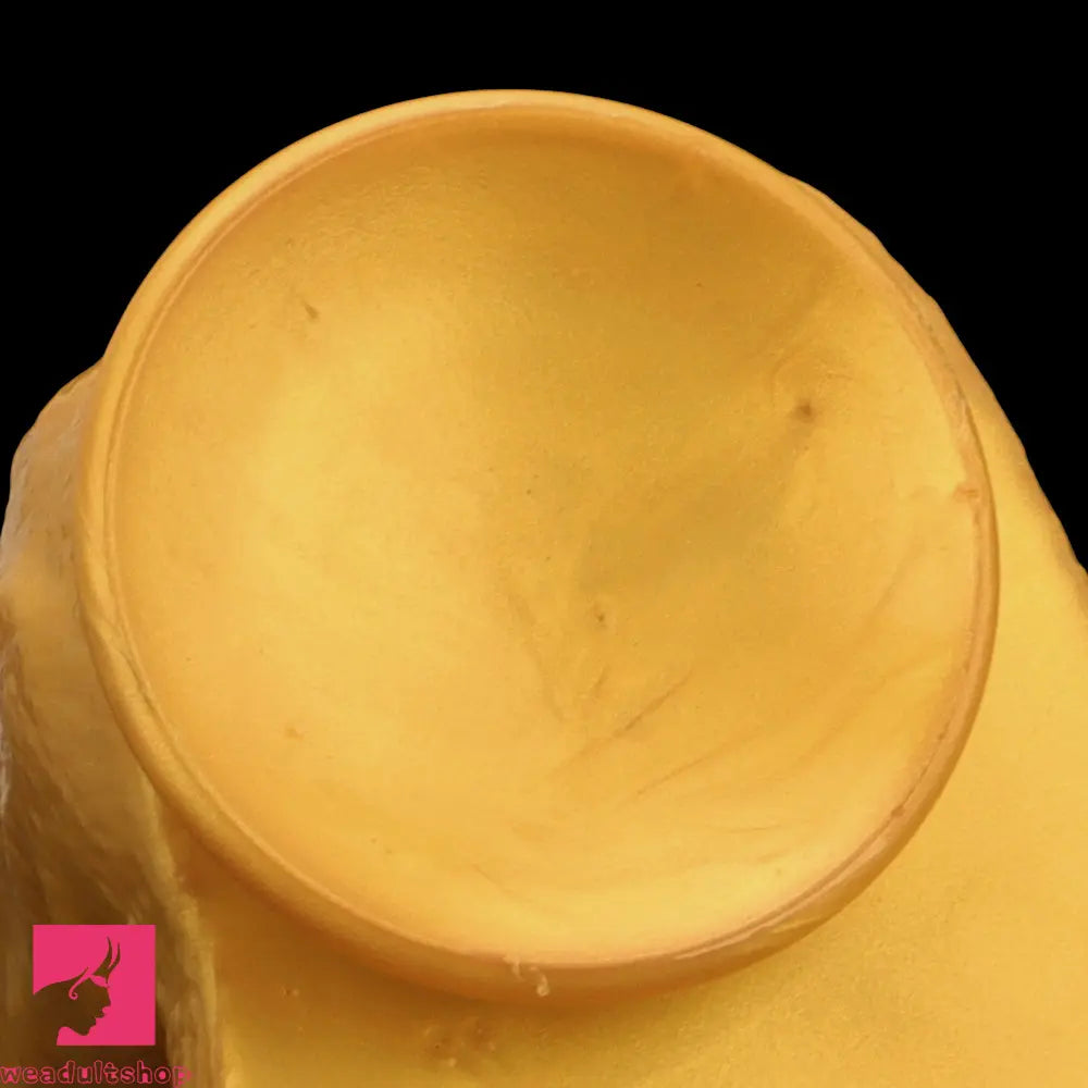 18.11in Gold Silicone Soft Huge Thick Long Dildo For Anus Vagina Cock