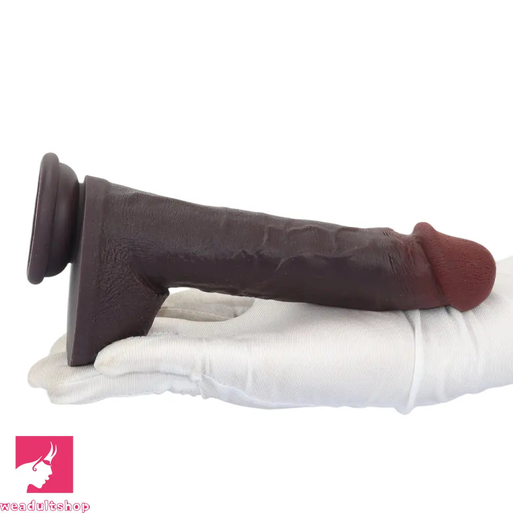 8.67in Real Touching Feeling Skin Dildo Adult Erotic Gift For Erotic Pleasure