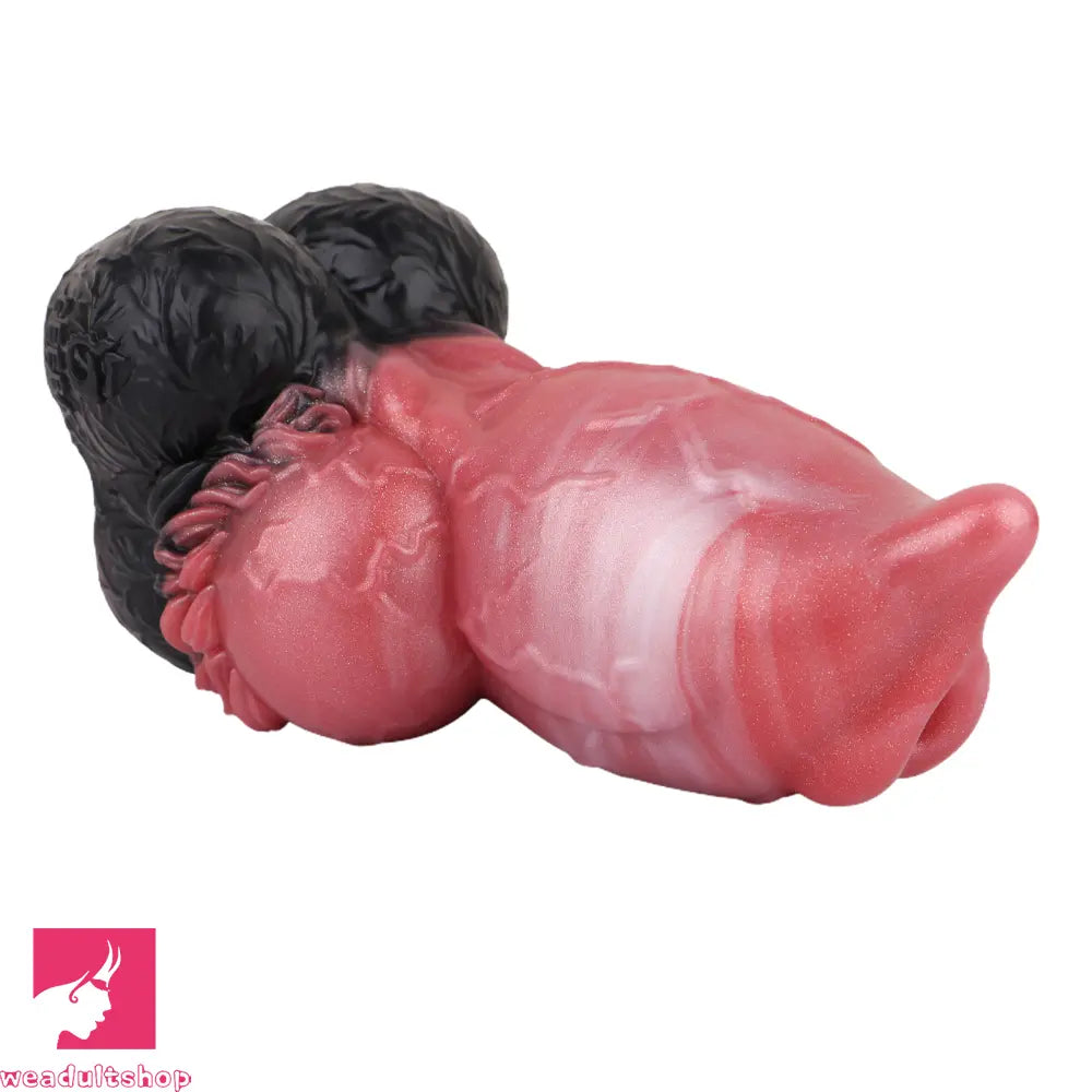 6.88in Dog Knot Dildo Male Masturbator Silicone Soft Fantasy Odd Penis