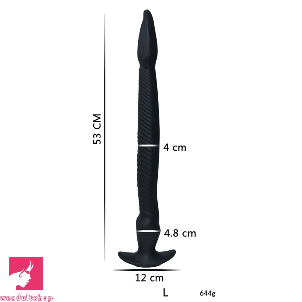 12.2in 15.94in 20.87in Snake Long Huge Animal Luminous Dildo For Prostate