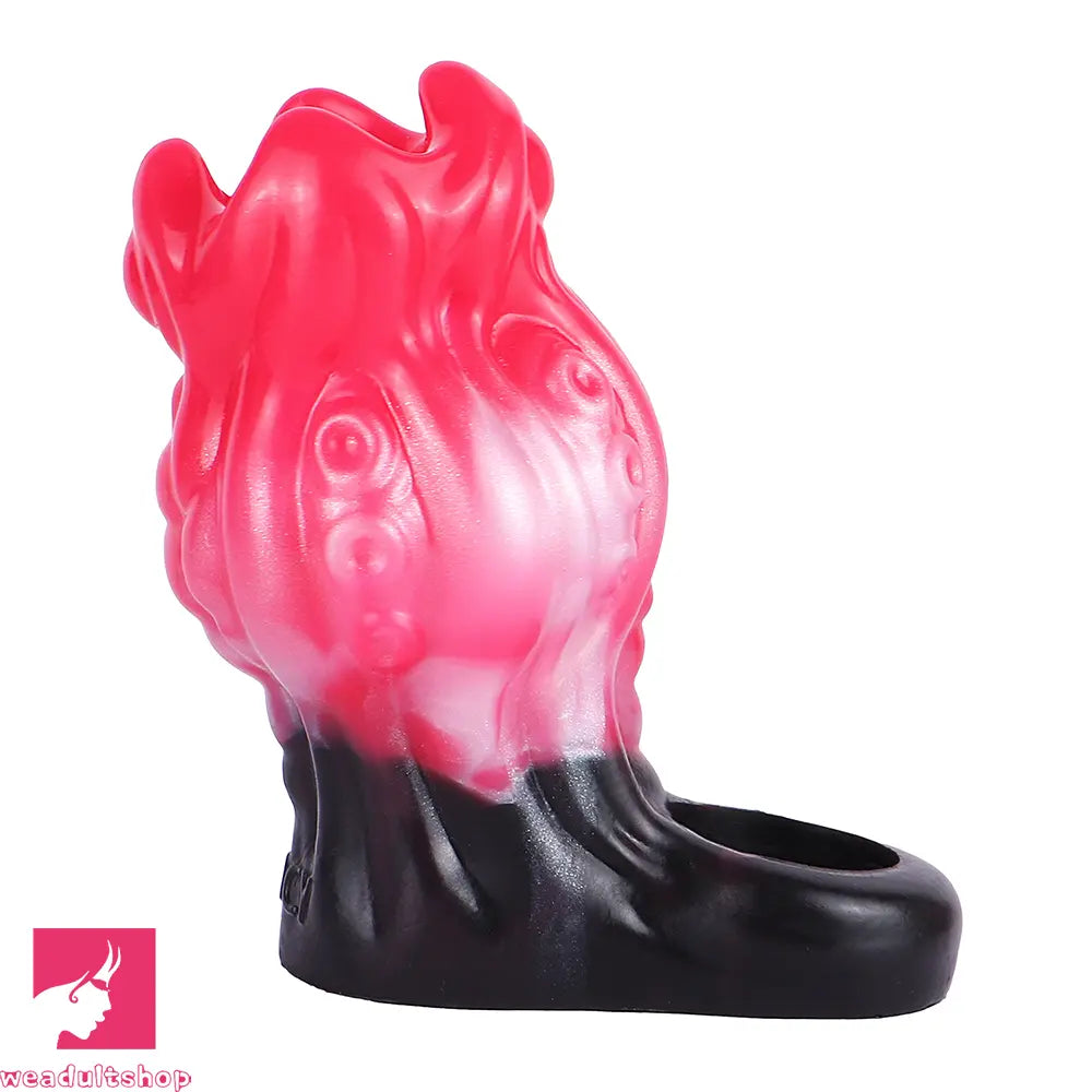 4.4in 5.11in 5.86in Fantasy Tentacle Silicone Dildo Sleeve Crown Top Quality