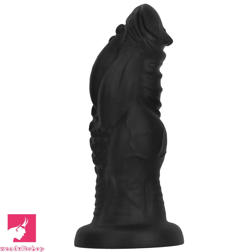 8.85in 9.64in 10.23in 11.41in 12.59in Odd-shaped Large Silicone Anal Dildo