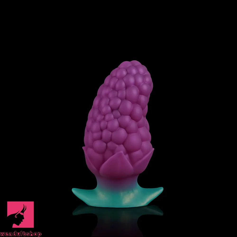 3.7in 5.43in Strawberry Design Small Silicone Soft Butt Plug Anal Dildo