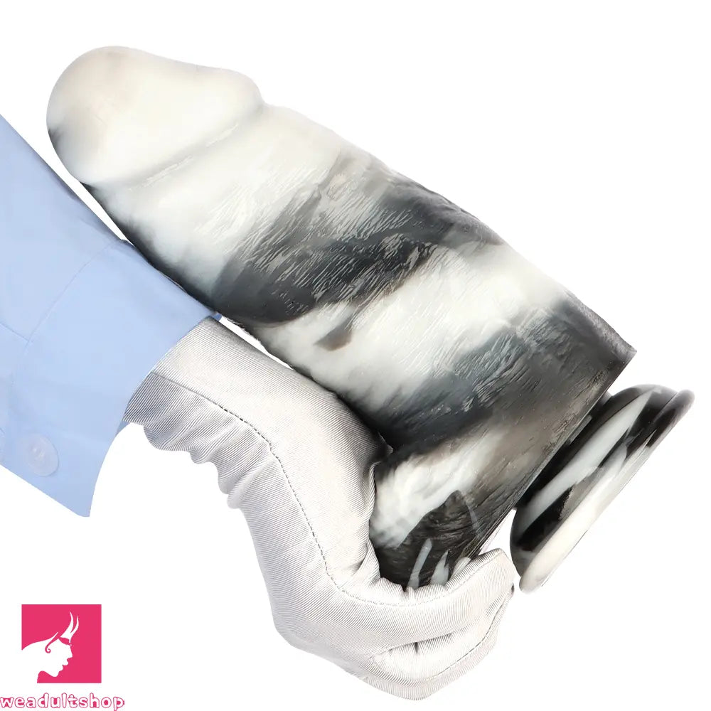 9.84in Thick Wide Dildo PVC Extended Realistic Penis For Clitoris Anal Sex