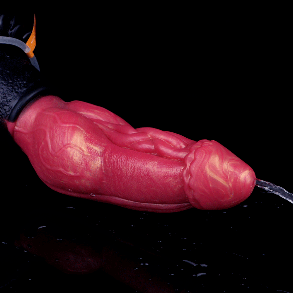 9.84in Cumming Knot Silicone Big Soft Dildo Penis Anal Dildo Sex Cock