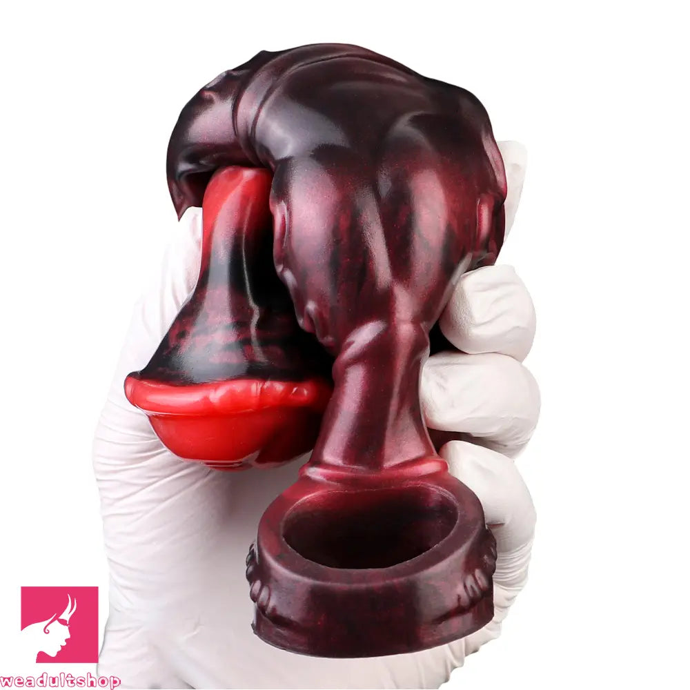6.18in 7.01in 7.95in Horse Knot Animal Soft Dildo Sleeve Penis Extender
