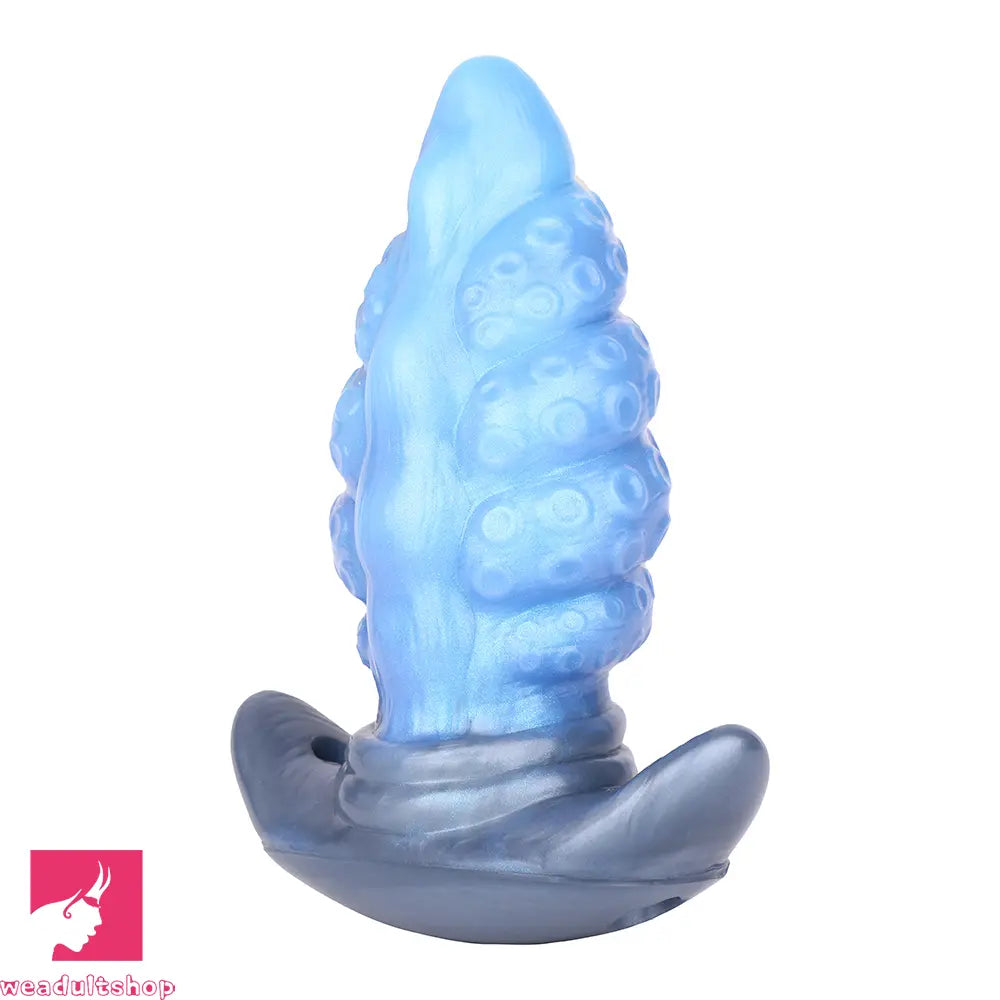 2.91in-9.05in Octopus Vibrating Anchor Dildo Anal Plug Wearable Mouth Gag