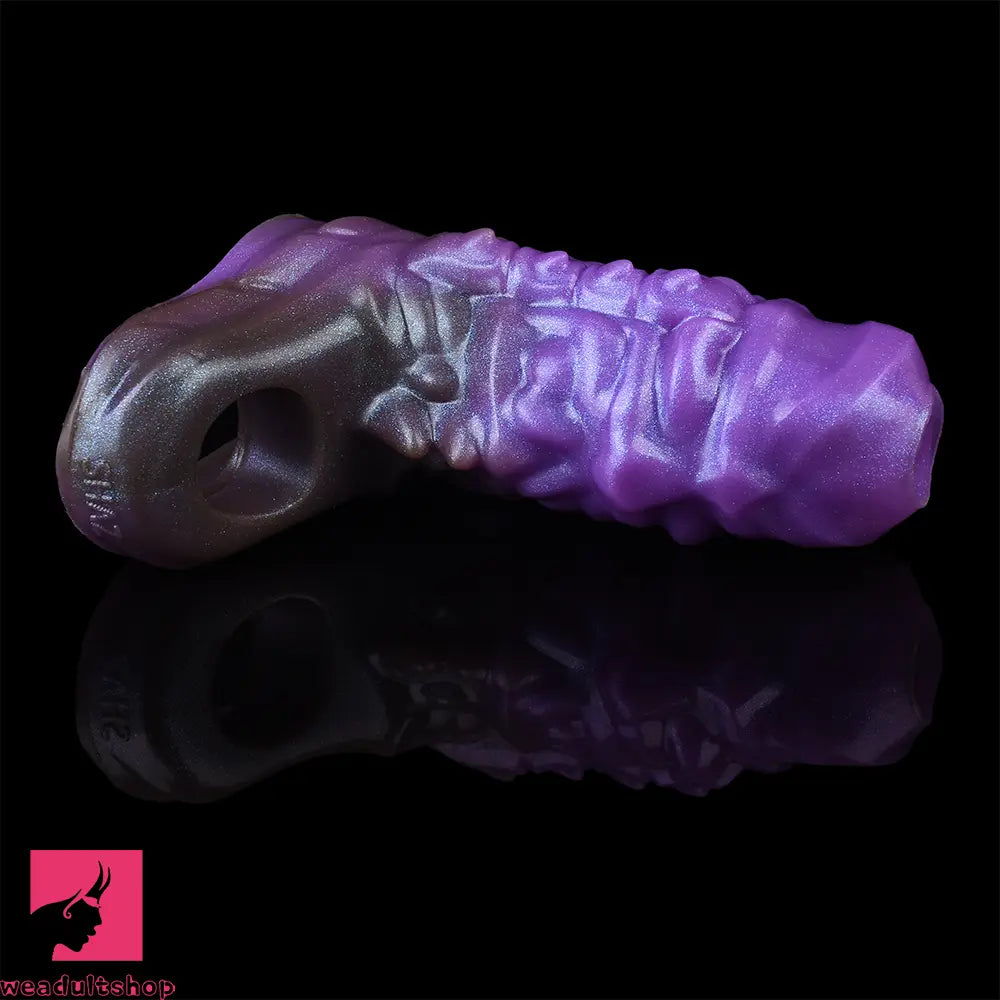 5.27in Dragon Beast Creature Fantasy Hollow Silicone Soft Dildo Sleeve